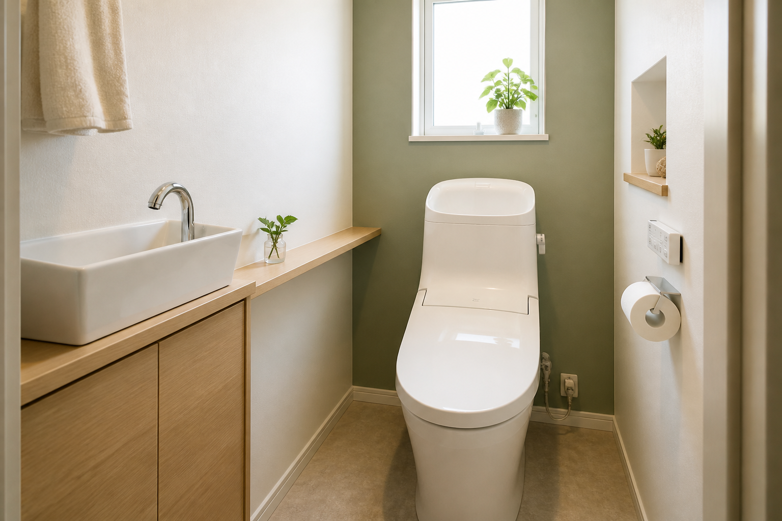 トイレリフォームの施工事例イメージ